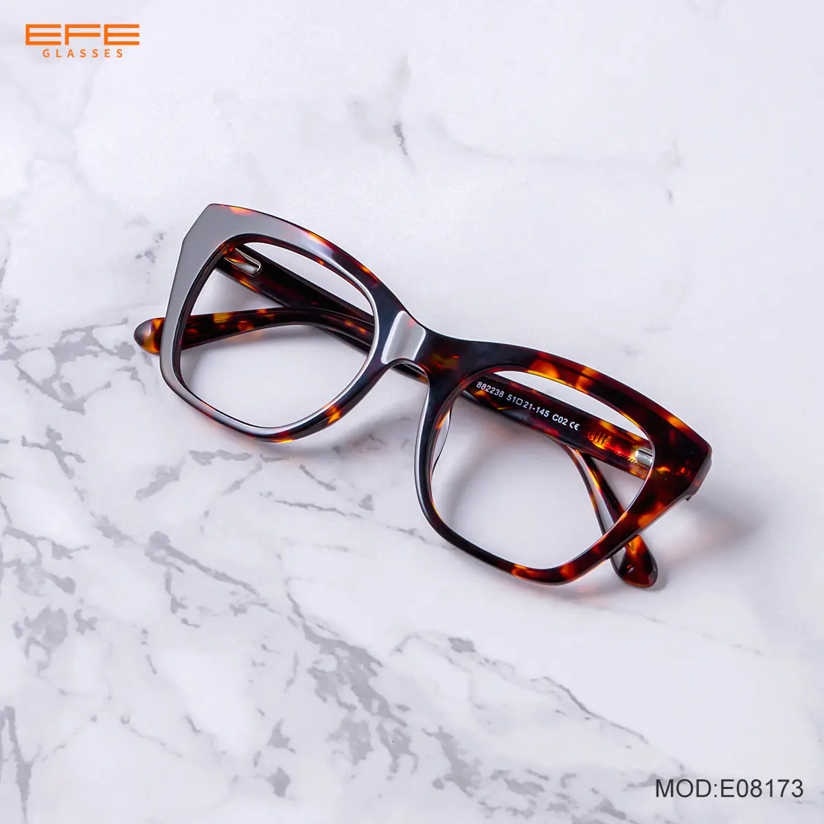 Square Tortoiseshell Eyeglasses