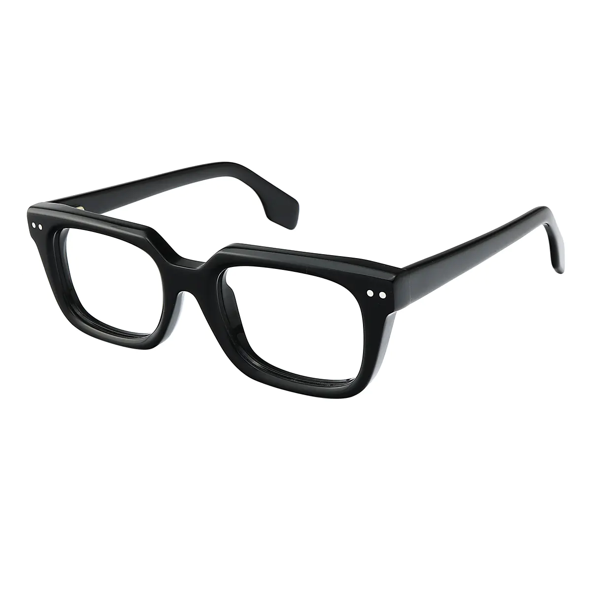 Rectangle Black Eyeglasses