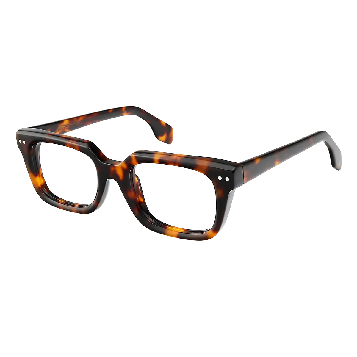 Rectangle Tortoiseshell Eyeglasses