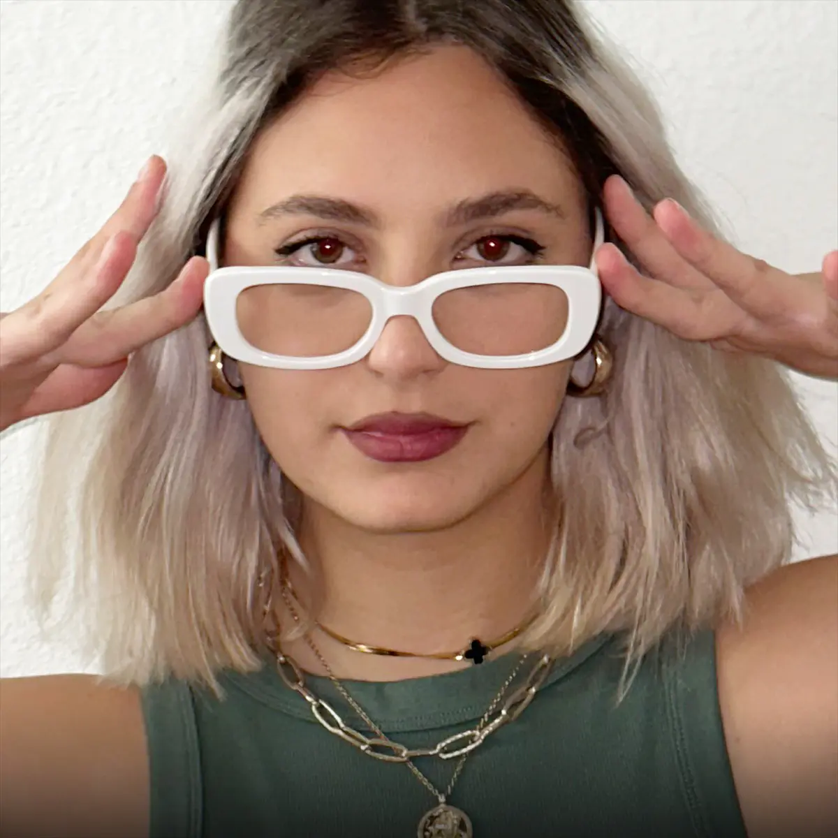 Rectangle Tortoiseshell Eyeglasses