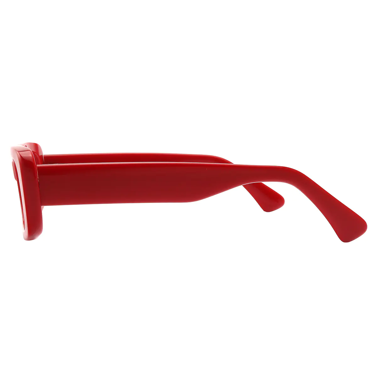 Rectangle Red Eyeglasses