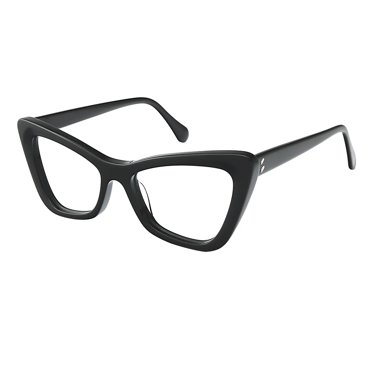 Cat-eye Black Eyeglasses
