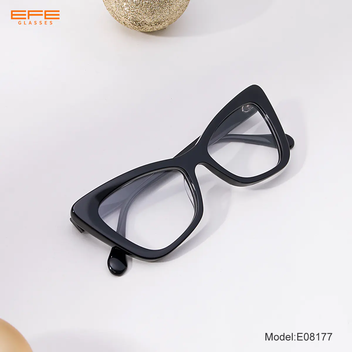 Cat-eye Black Eyeglasses