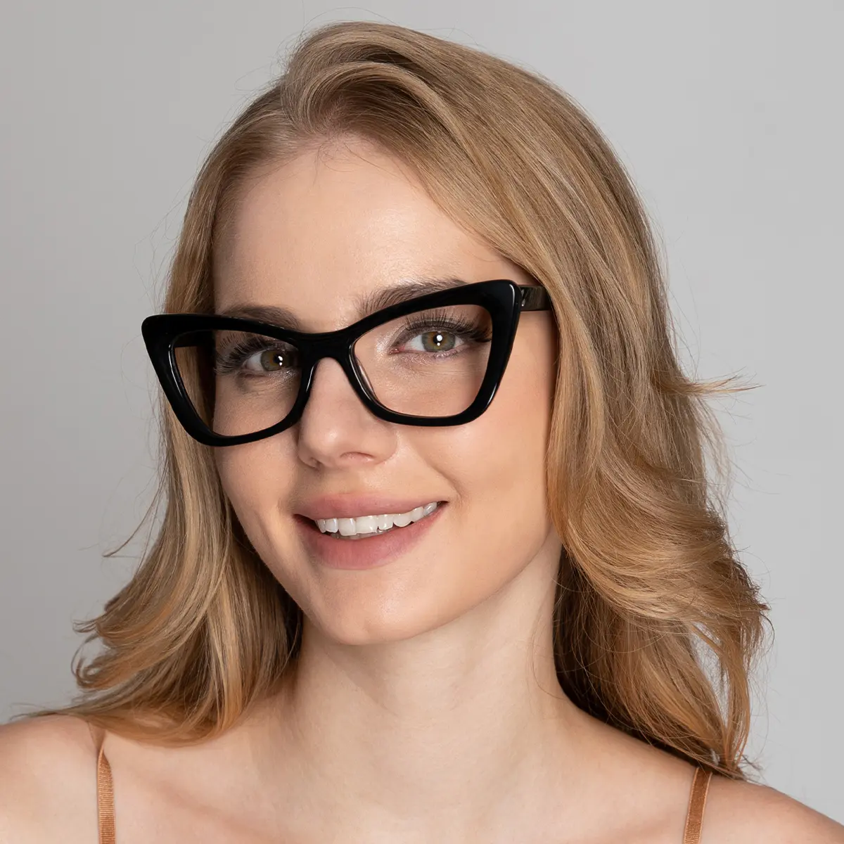 Cat-eye Black Eyeglasses