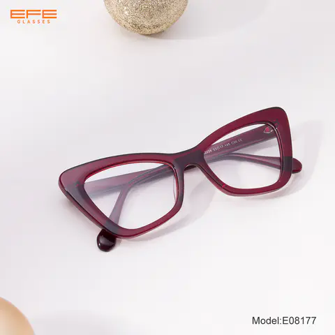 Cat-eye Wine Eyeglasses