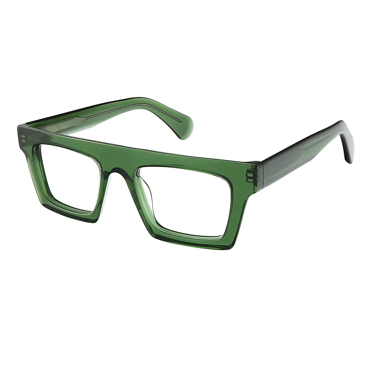 Cat-eye Green Eyeglasses