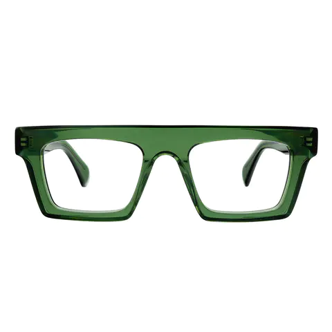 Cat-eye Green Eyeglasses