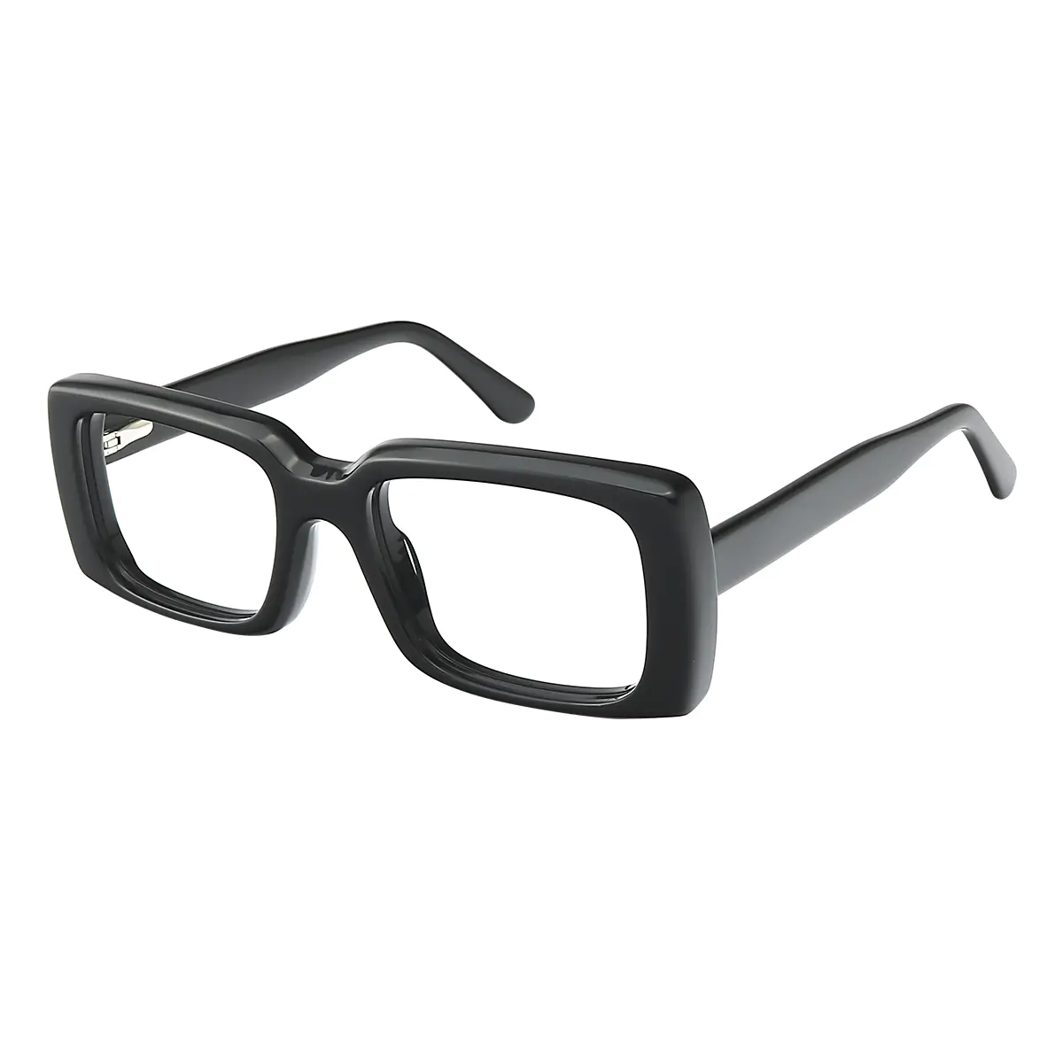 Rectangle Black Eyeglasses
