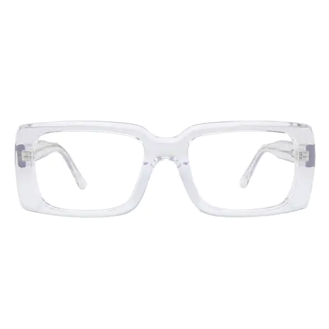 Rectangle Clear Eyeglasses