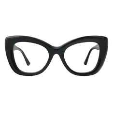 Cat-eye Black Eyeglasses