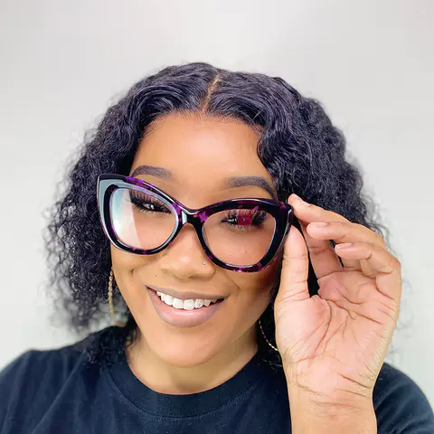 Cat-eye Ivory Tortoiseshell Eyeglasses