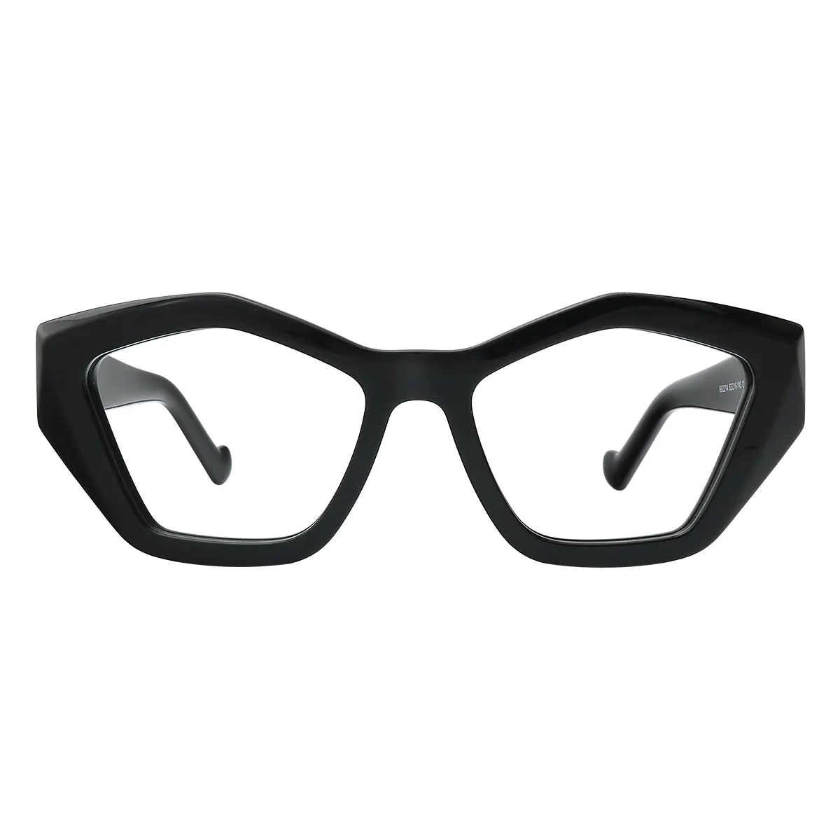 Geometric Black Eyeglasses