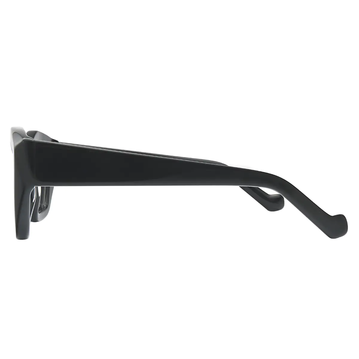 Geometric Black Eyeglasses
