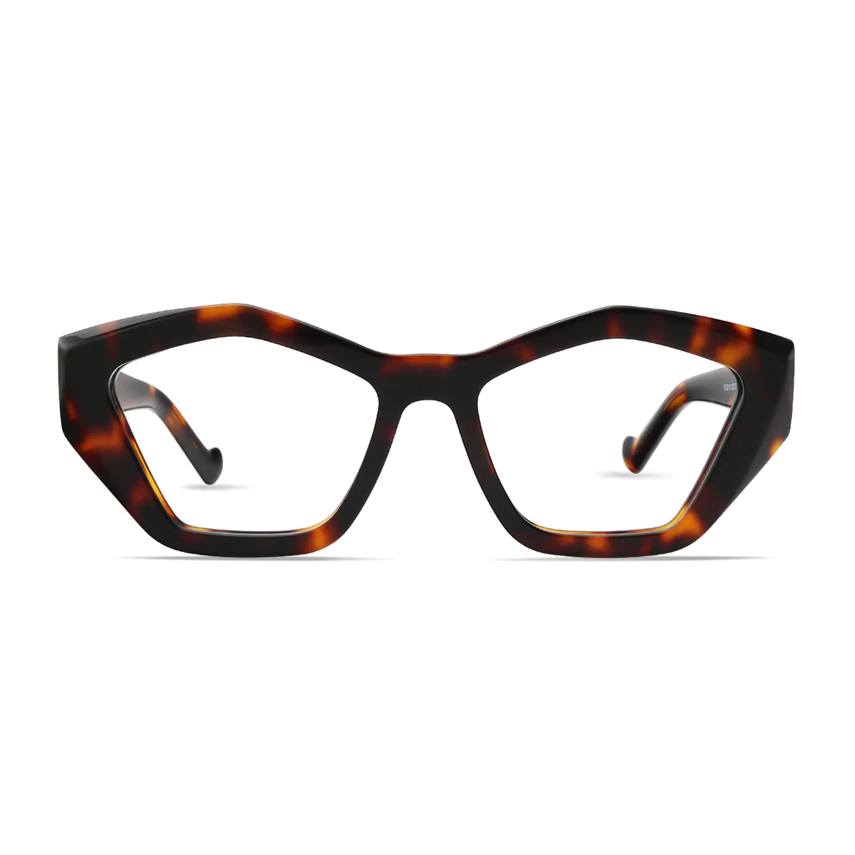 Geometric Tortoiseshell Eyeglasses