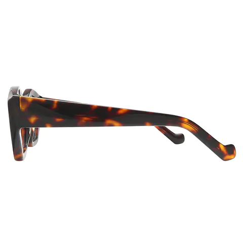 Geometric Tortoiseshell Eyeglasses