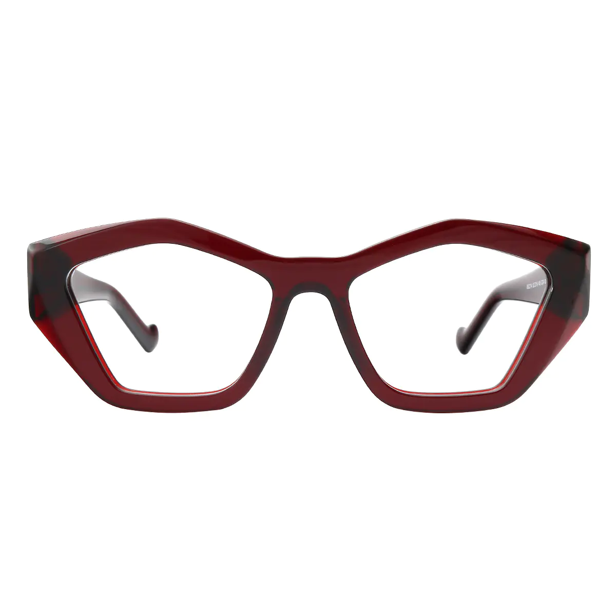 Geometric Wine Eyeglasses