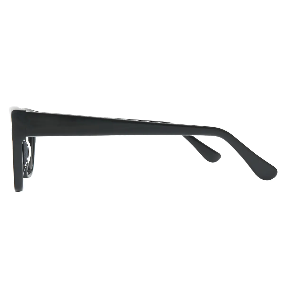 Oval Black Eyeglasses