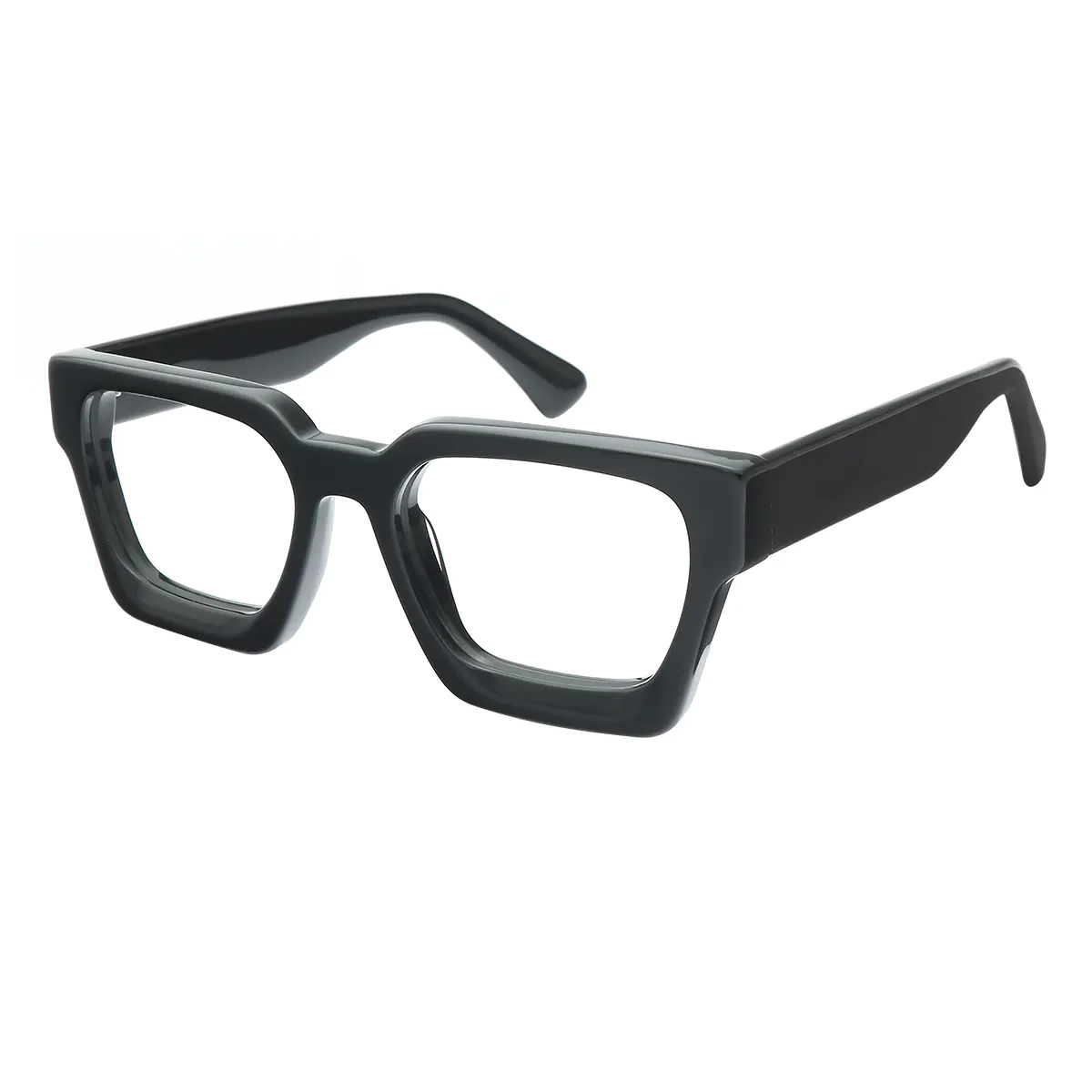 Rectangle Black Eyeglasses