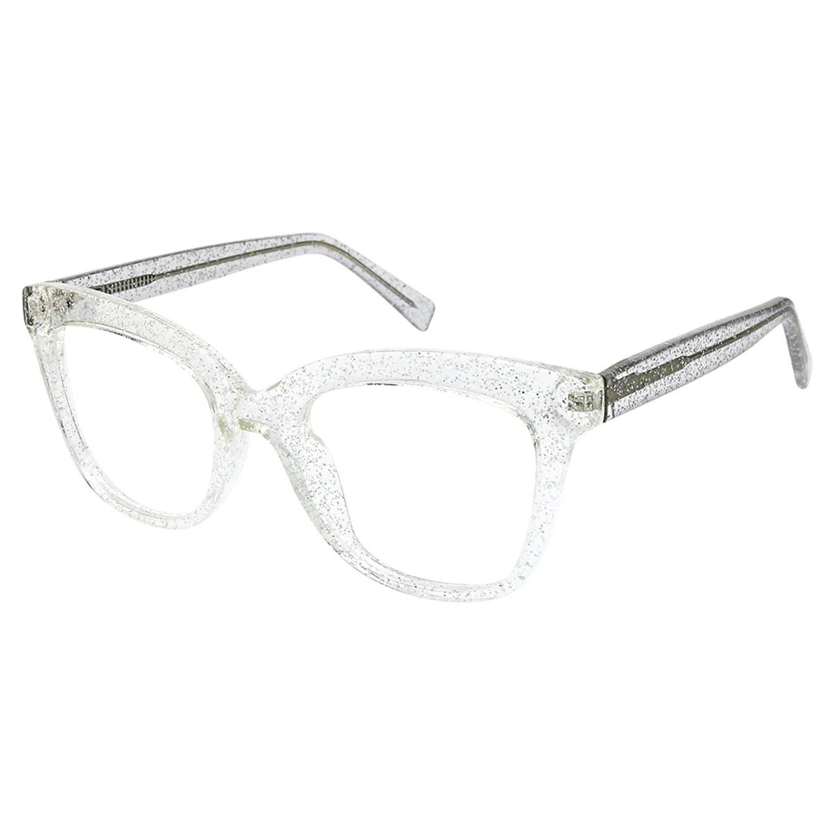 Cat-eye Clear Eyeglasses