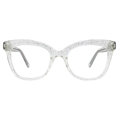Cat-eye Clear Eyeglasses