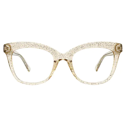 Cat-eye Light Brown Eyeglasses