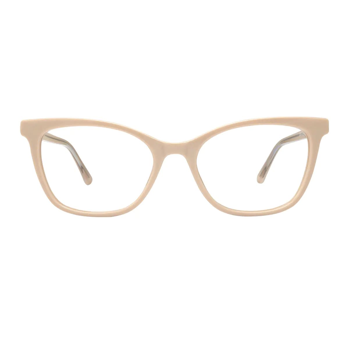 Cat-eye Cream Eyeglasses