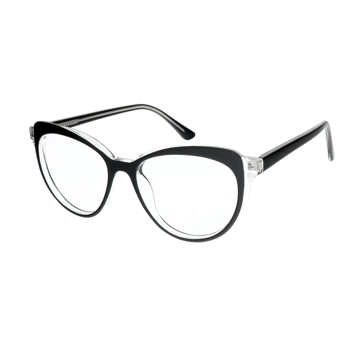 Cat-eye Black Eyeglasses