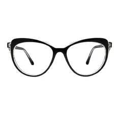 Cat-eye Black Eyeglasses