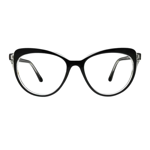 Cat-eye Black Eyeglasses