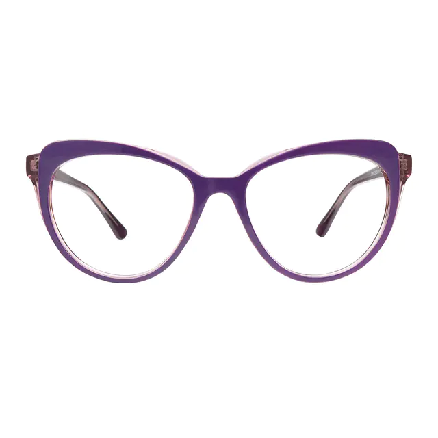 Cat-eye Purple Eyeglasses