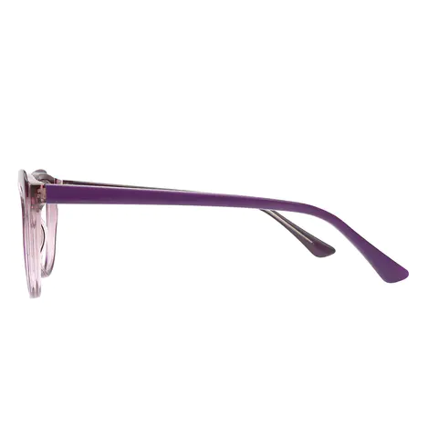 Cat-eye Purple Eyeglasses