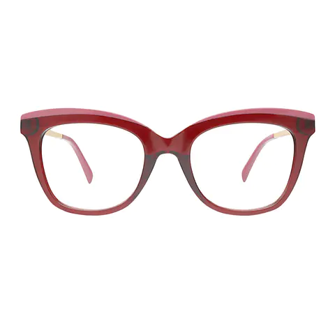 Cat-eye Wine Eyeglasses