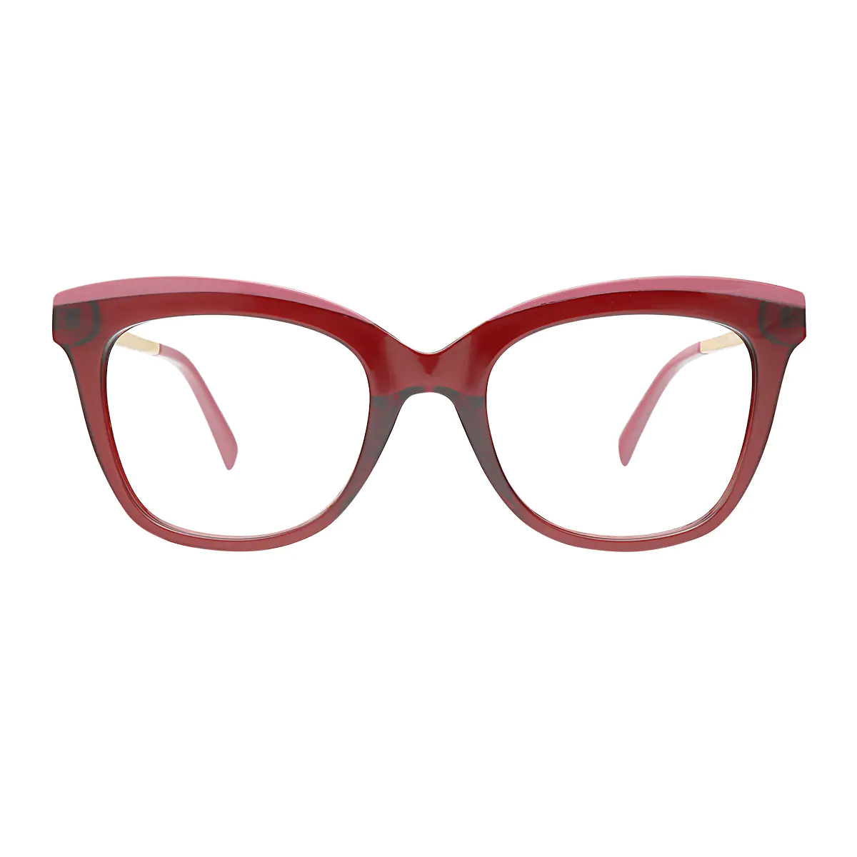 Cat-eye Wine Eyeglasses