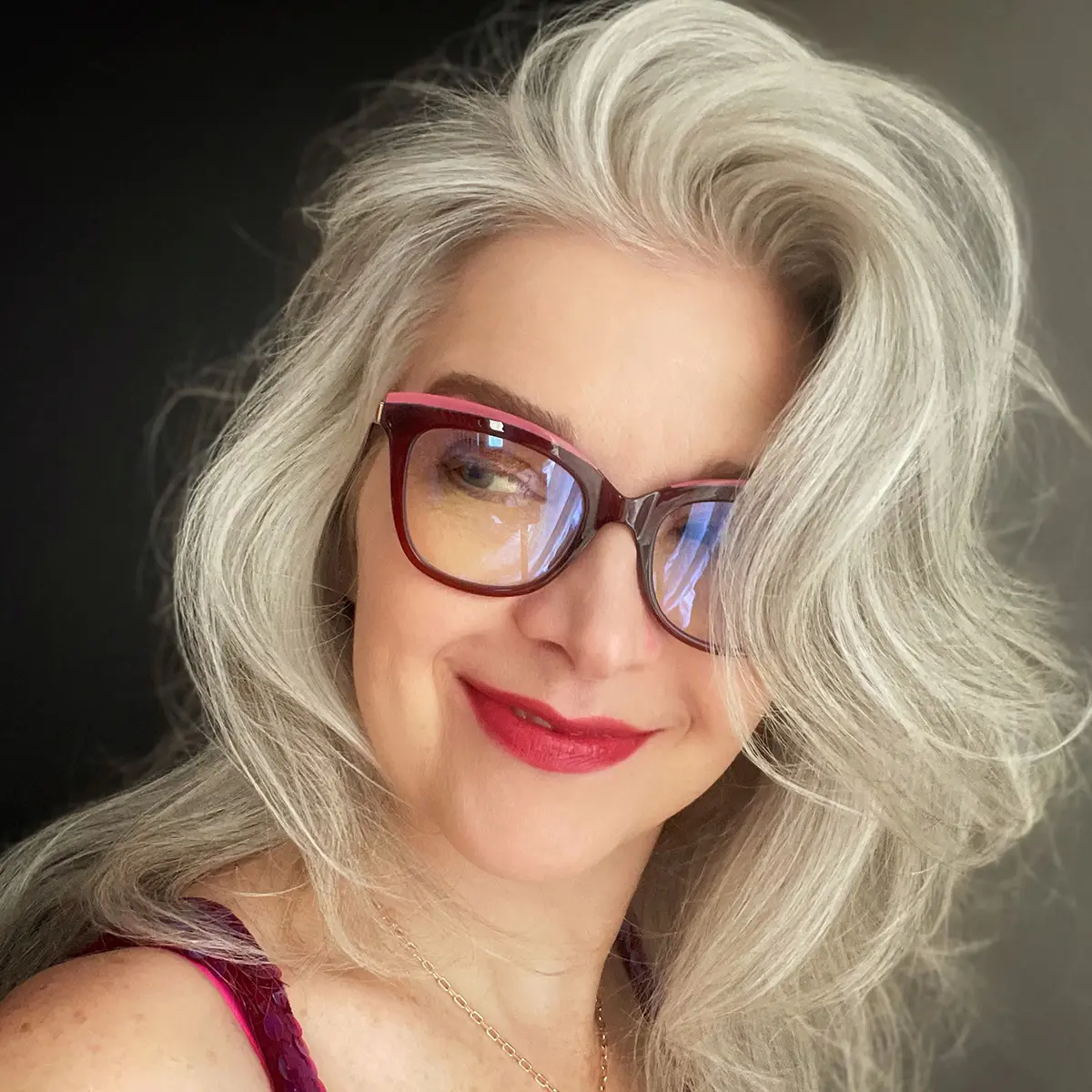 Cat-eye Wine Eyeglasses