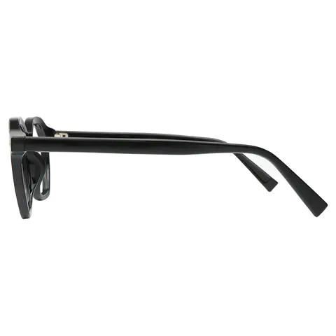 Geometric Black Eyeglasses
