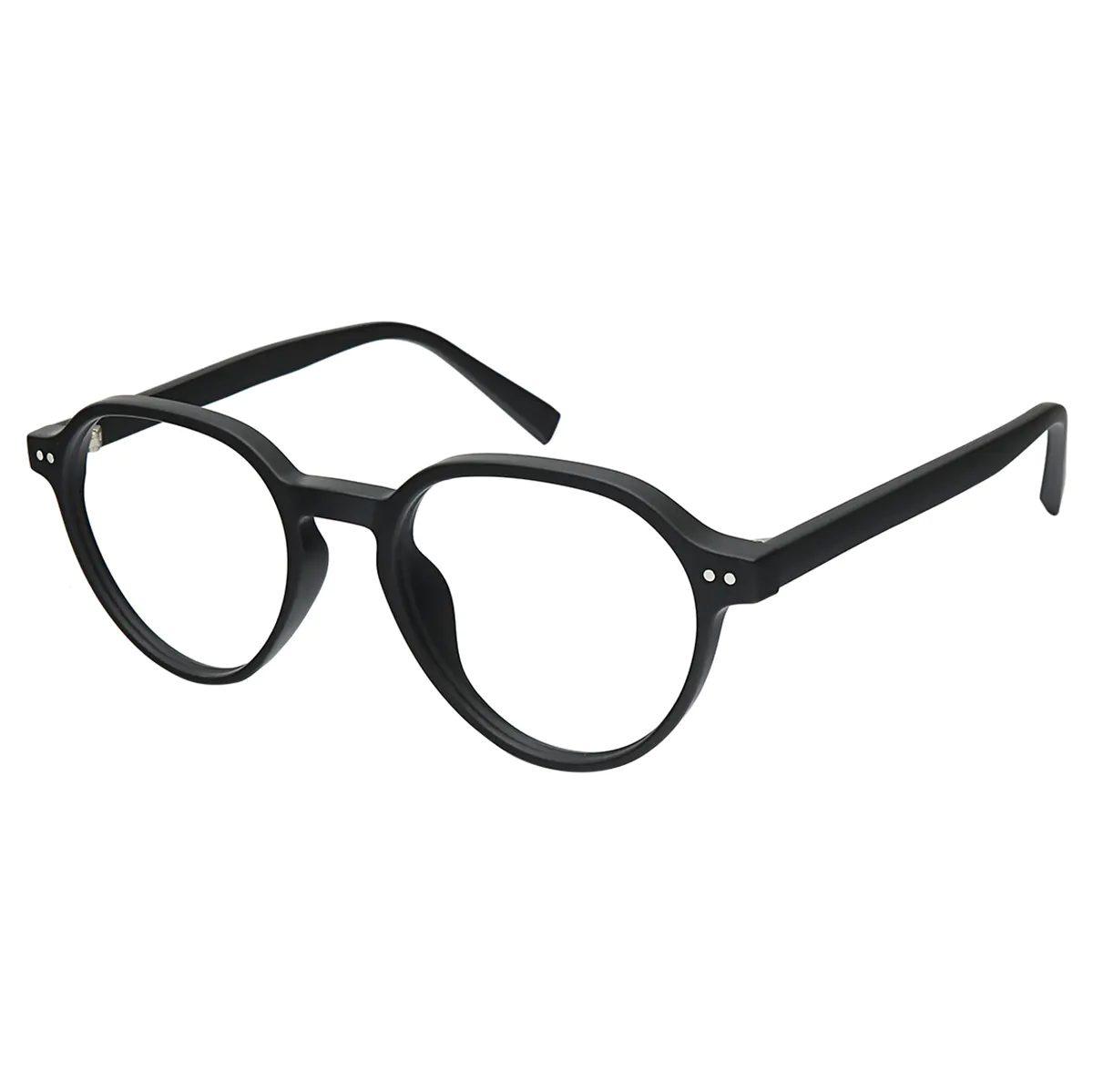 Round Black Eyeglasses