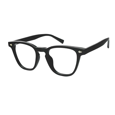 Square Black Eyeglasses