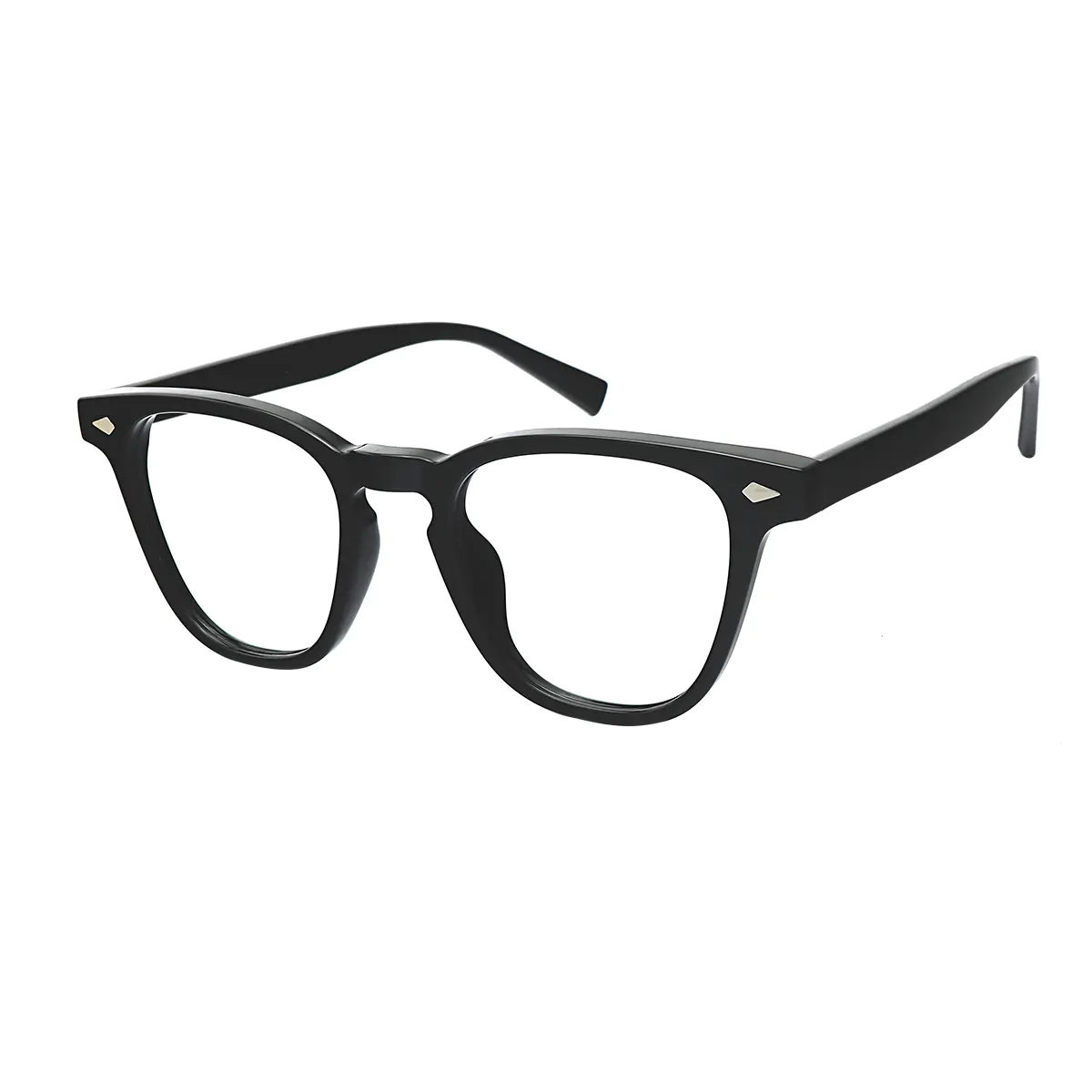 Square Black Eyeglasses