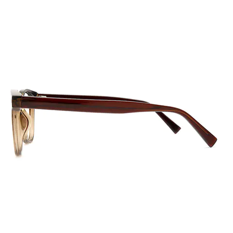 Square Brown Eyeglasses