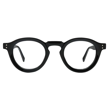 Round Black Eyeglasses