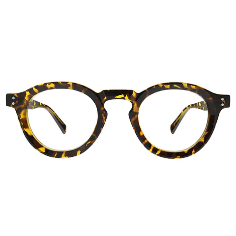 Round Tortoiseshell Eyeglasses