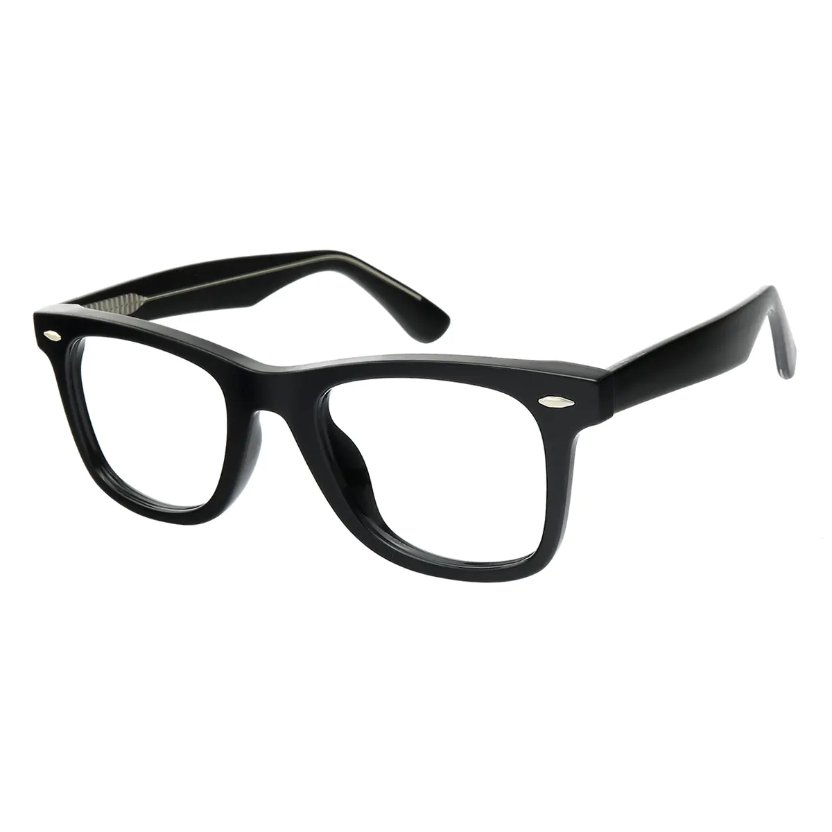 Square Black Eyeglasses