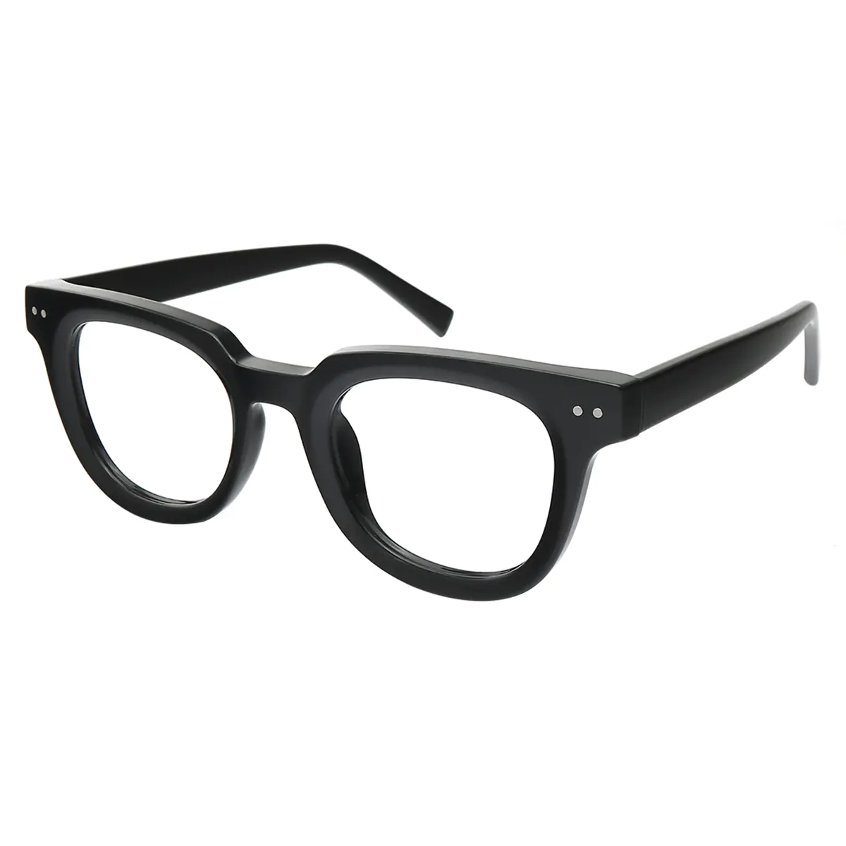 Square Black Eyeglasses