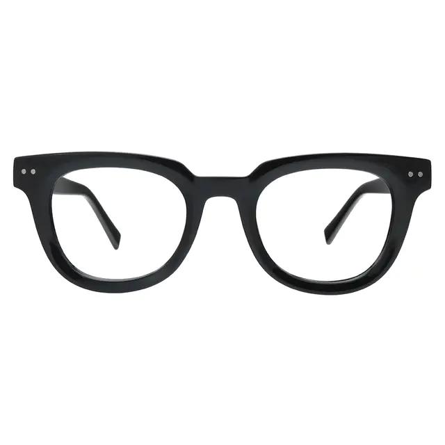 Square Black Eyeglasses