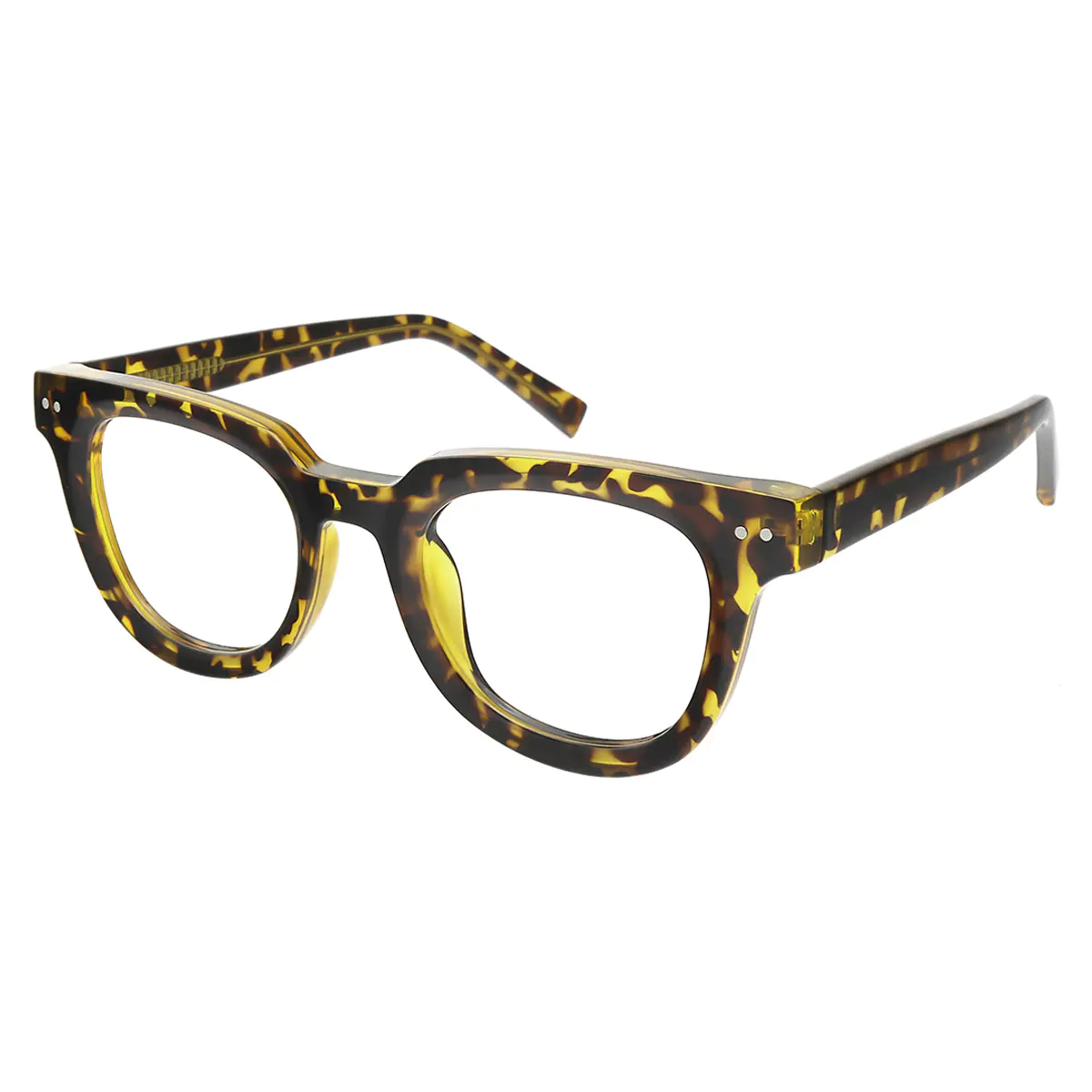 Square Tortoiseshell Eyeglasses