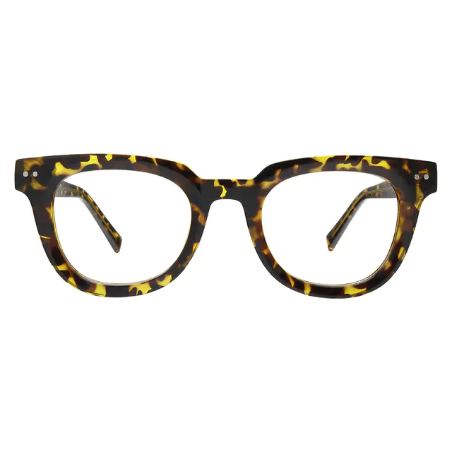 Square Tortoiseshell Eyeglasses