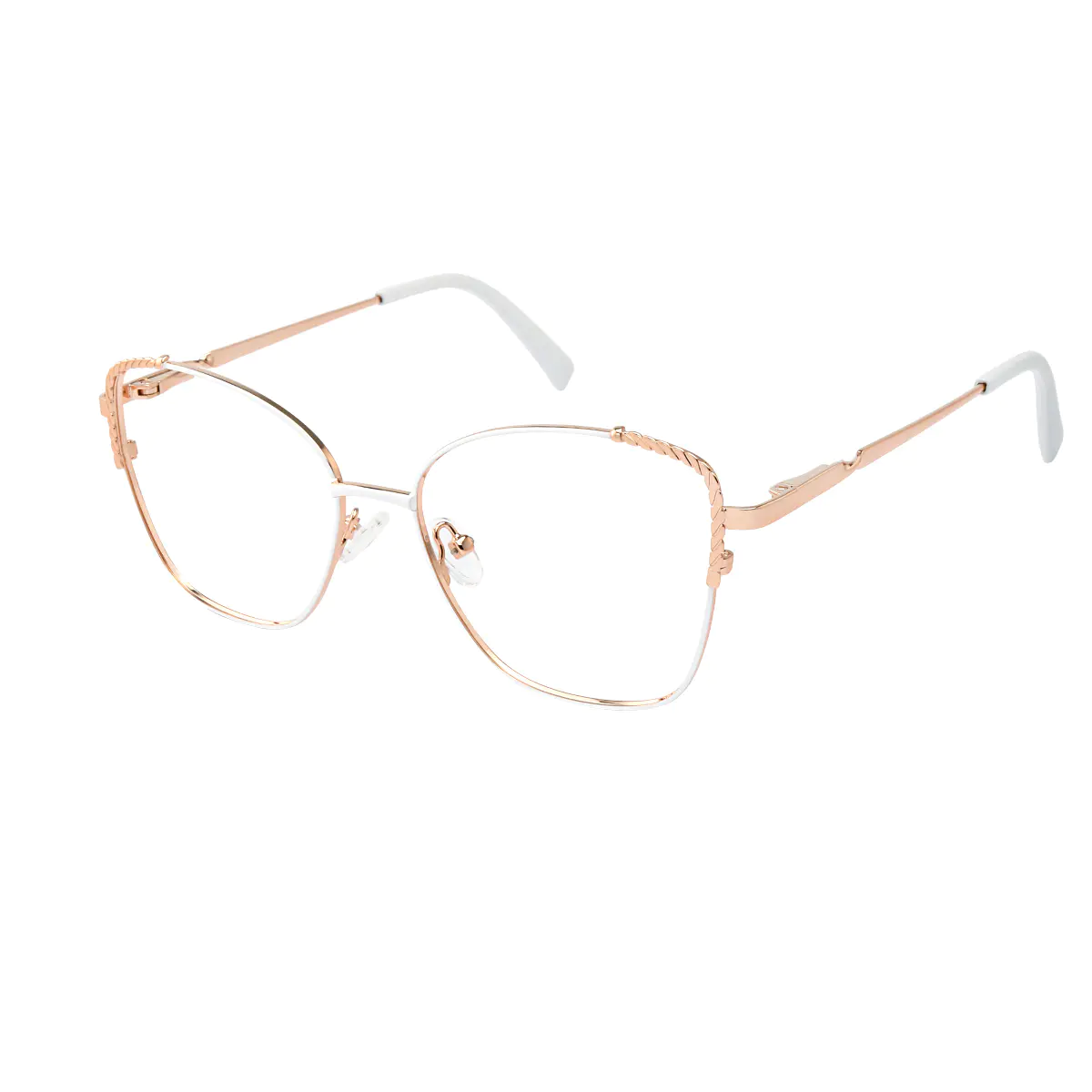 Cat-eye Clear Eyeglasses