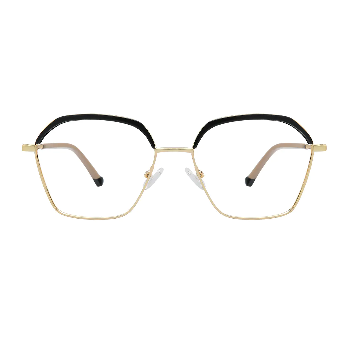Geometric Black Eyeglasses