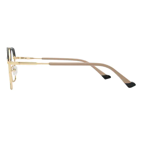 Geometric Black Eyeglasses