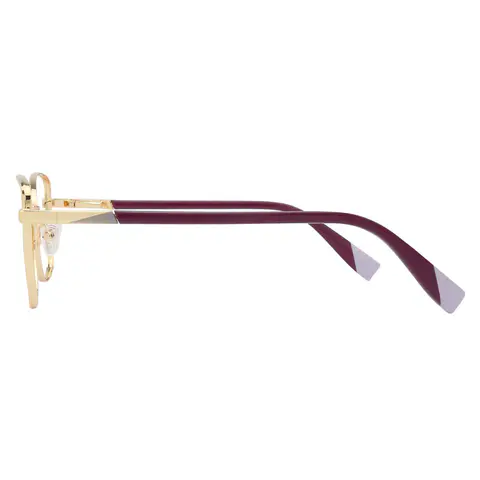 Square Gold Eyeglasses